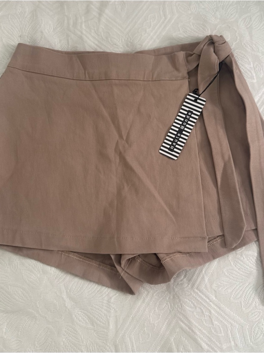 Skort Taupe for Gym & Everyday Wear Haute Monde Size S NWT - Picture 2 of 6